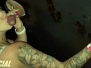 Wanna watch me and girlfriends suck gloryhole cocks at swingers party?