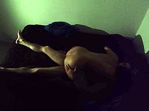 petite latina brunette surprises uncle with midnight bed fuck and ass slaps