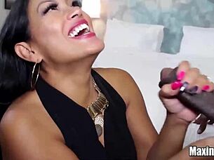 Blowing Maxine X Milks Richard Mann's Massive BBC Deep and Rough