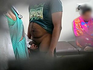 Indian Doctor Patient Sex with Nurse Nearby in Hospital