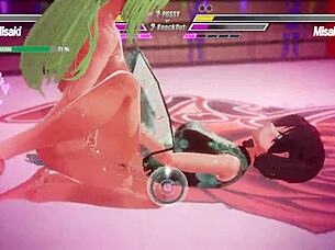 lesbians fingering pussies to squirting orgasms in heated battle!