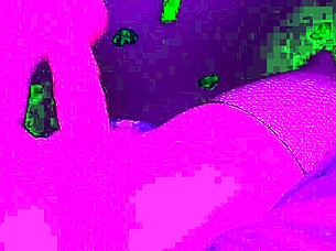 Stockinged Milf Soaks Pussy with Pink Dildo Orgasms