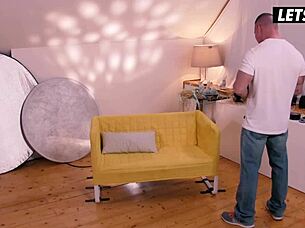 easter bunny lexie candy bends for stepdaddy's thick anal pounding on letsdoeit