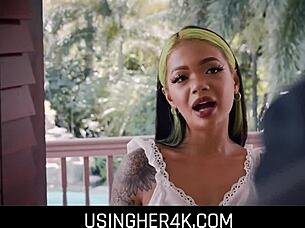 Why use this asian milf fucktoy to pay off debts?