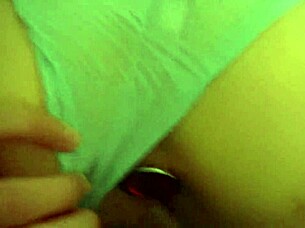 Quick buttplug panty tease turns into cute anal doggy