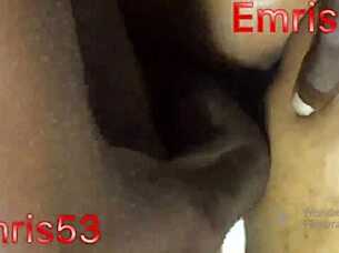 Fat Ebony Ass Riding BBC Makes Him Cum Insanely Hard