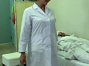 Nympho Teacher Anal Fingering Strapon Pegging