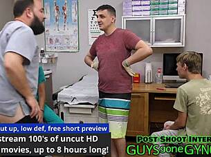 Frank's barefoot nurse tickles him backstage in hospital