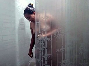 Roommate Crashes Shower For Hot Pussy Lick!