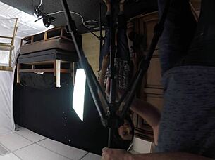 mandy mynxx chokes on cock deepthroat style