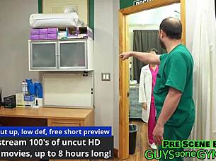 Student intern nurse humiliates patient backstage in latex gloves