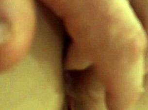 Oh fuck, finger this slut's ass before pounding it hard!