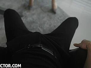 Coworker Sata Jones submits to pervy boss's hardcore office fuck 😈🍆💦