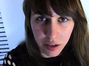 jealous babe swallows cum after watching girlfriend facial