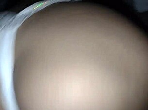 Hot neighbor watches netflix then i cum on her ass quick 🔥🍑💦