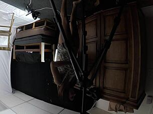 mandy mynxx chokes on cock deepthroat style