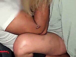 Watch my wife flirt with that huge bbc right here