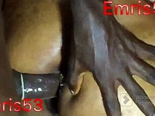 Fat Ebony Ass Riding BBC Makes Him Cum Insanely Hard