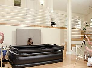 British Hottie Seth Ritchie Demonstrates Sensual Nuru Massage Tutorial