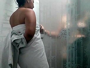 Roommate Crashes Shower For Hot Pussy Lick!