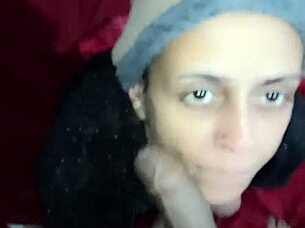 wife kally sneaks blowjob on camera during comedy shoot