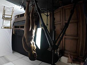 mandy mynxx chokes on cock deepthroat style