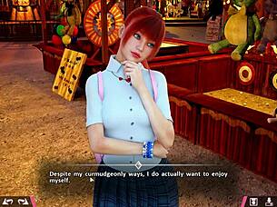 double homework date with cute redhead johanna 😘📚