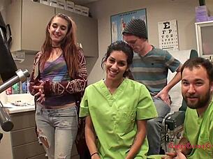 Ami Rogue's Tampa University Nurse Exam Features Anal Fingering