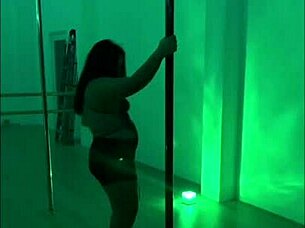 Pinay Strips Heels Off While Pole Dancing And Aerial Hoops