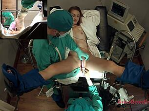 Ami Rogue's Tampa University Nurse Exam Features Anal Fingering