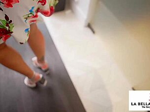 Curvy Latina Labelladx rides BBC deep in fat ass doggystyle