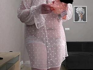 Big Busty Milf's Walking Ass Shakes in Sexy Panties Outfit Pawg Delight!