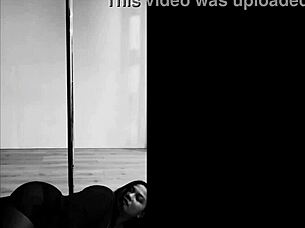 Pinay Strips Heels Off While Pole Dancing And Aerial Hoops