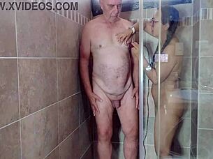 Steamy Shower Shave Tease By Sexy Agarabas And Olpr