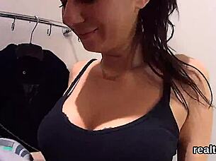 flawless czech teen teased in shop then drilled hard pov 😈🔥