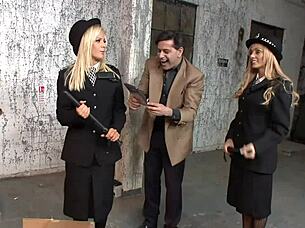 i watched jenny babie and stacey saran double team his cock perfectly