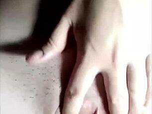 Korean cam girl makes you explode watching her finger tight pussy!