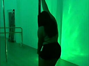 Pinay Strips Heels Off While Pole Dancing And Aerial Hoops