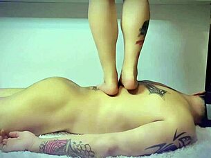 Close-Up Foot JOI in Steamy Happy Ending Massage