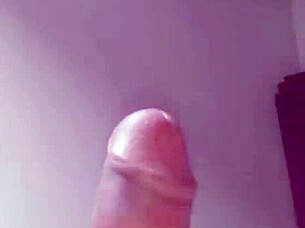 Latin Girlfriend's Ass Stretched By Nearly 8-Inch Cock Plug Play