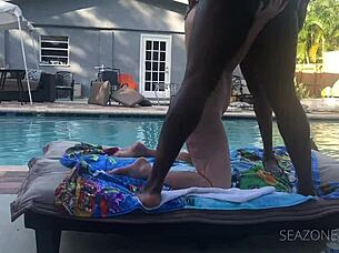 Seka Black Gangbanged Roughly by Interracial Homeboys Crew