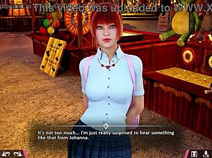 double homework date with cute redhead johanna 😘📚