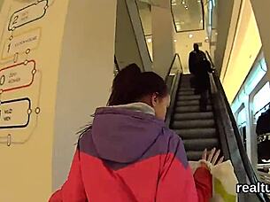 flawless czech teen teased in shop then drilled hard pov 😈🔥