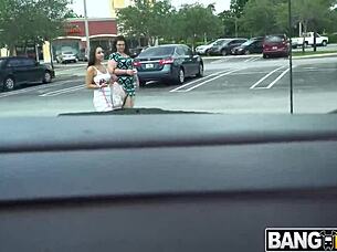 Petite Colombian Ditches Friend for BBC Creampie Road Fuck