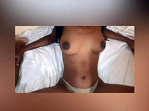 mozambican babe's wet pussy creams twice in hot pounding session starbaby