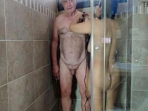 Steamy Shower Shave Tease By Sexy Agarabas And Olpr