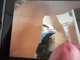 wanna watch this mature neighbor masturbate small cock to hard orgasm?