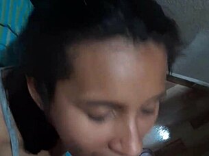 Petite Latina Swallows Full Load In Real Bedroom Creampie