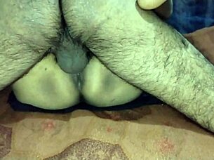 romantic foreplay with auntie leads to titty balloon sex