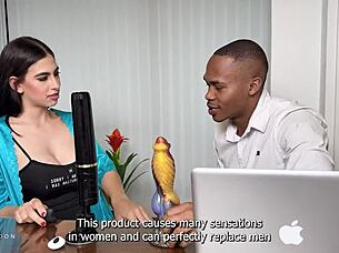 colombian nympho begs bbc for doggystyle creampie and juicy rides